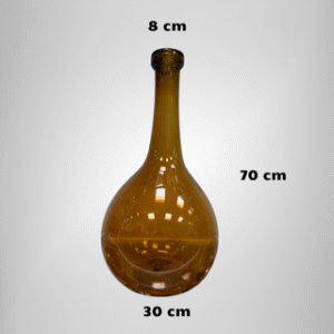 Botella Abel con cuello largo y con relex