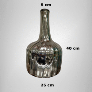 Botella Acanalada grande con cuello larga