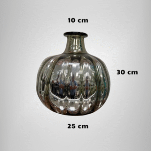Botella acanalada grande con labio
